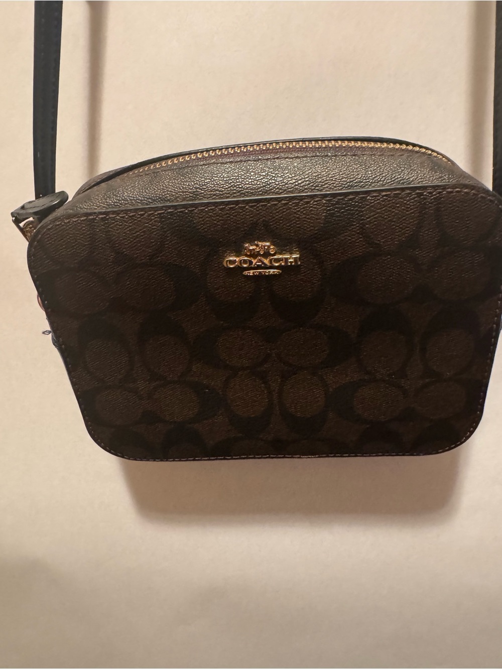 Coach mini Jamie small crossbody purse  signature camera canvas bag - Picture 6 of 10